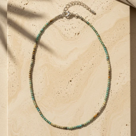 Jasper Gümüş Kolye 