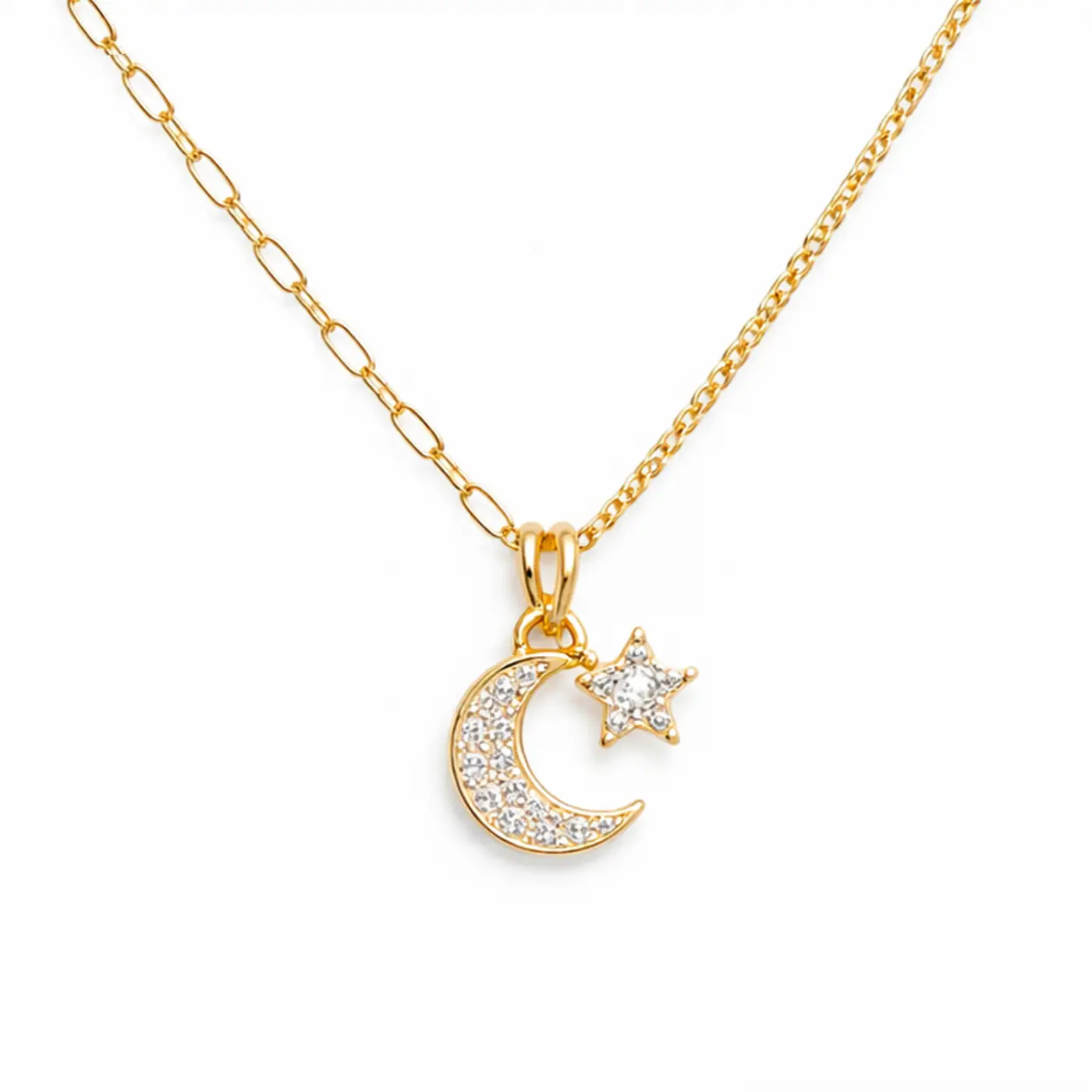 Ay Işıltısı Gümüş Kolye