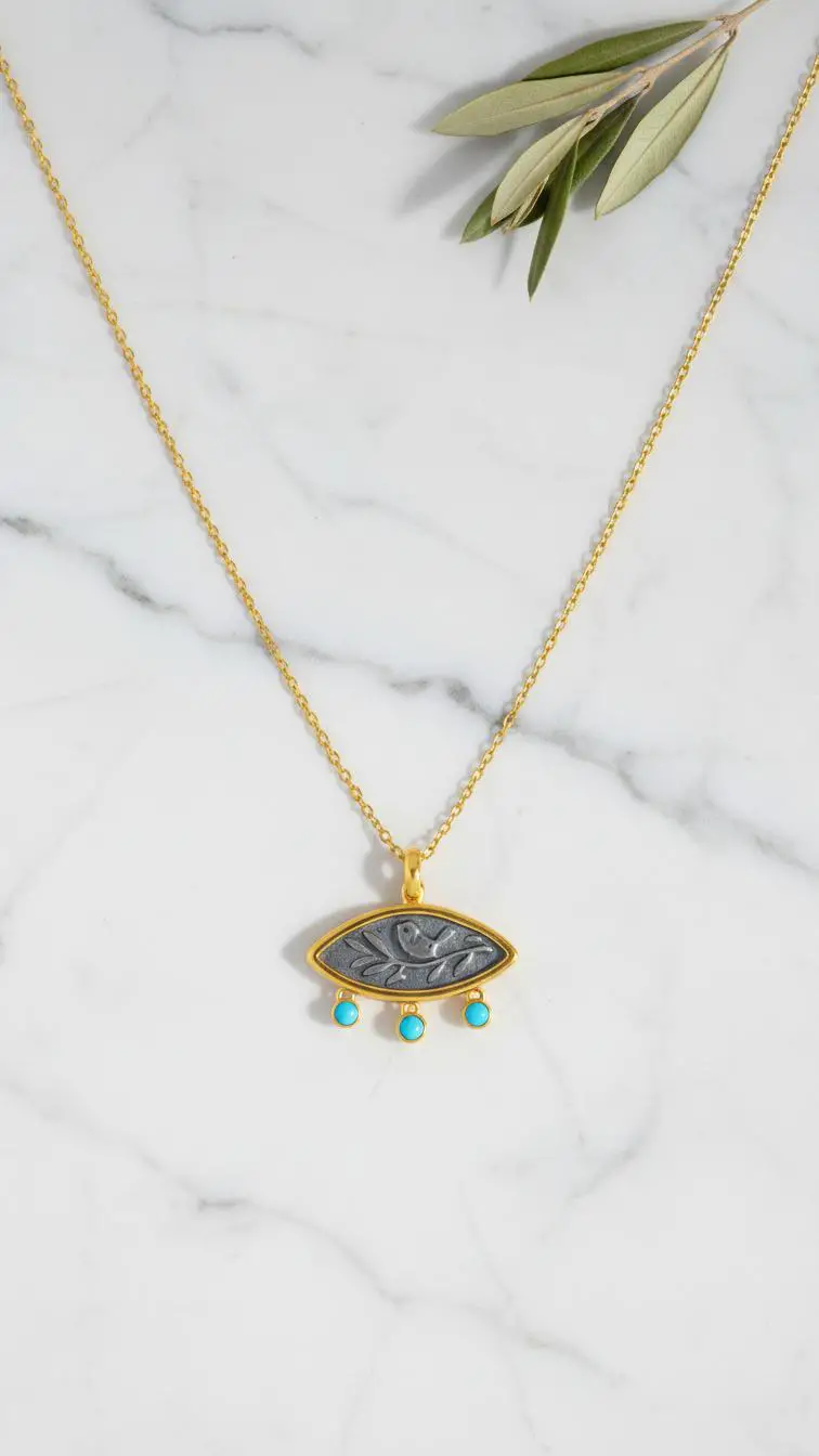 Bahar Dalı Gümüş Kolye